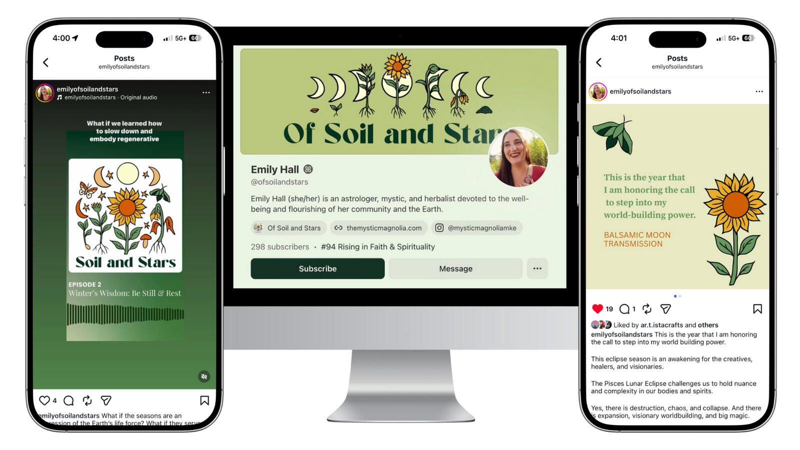 Soil and Stars Socials Soil and Stars Socials
